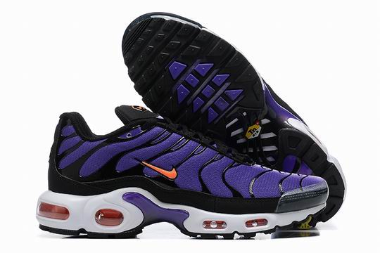 (image for) Nike Air Max Plus Purple Black Orange Men's TN Shoes-14